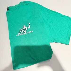 Brand New !!! Joe Namath Legends Golf Vibrant Green T-Shirt